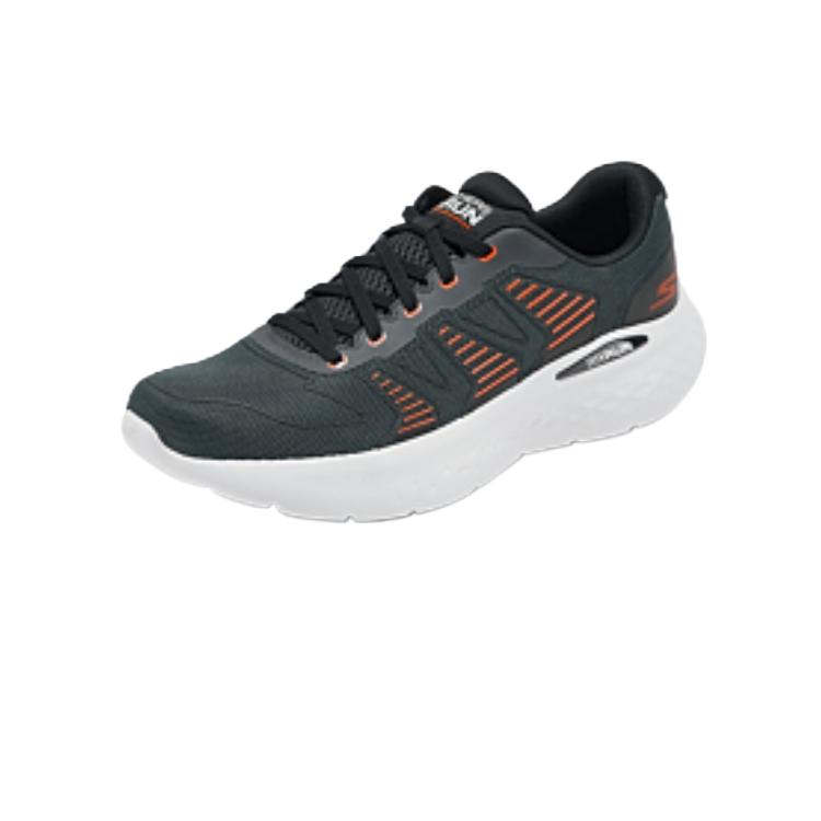 Skechers MEN’S GO Comfortable Low top Running Shoes Men’s Gray Orange