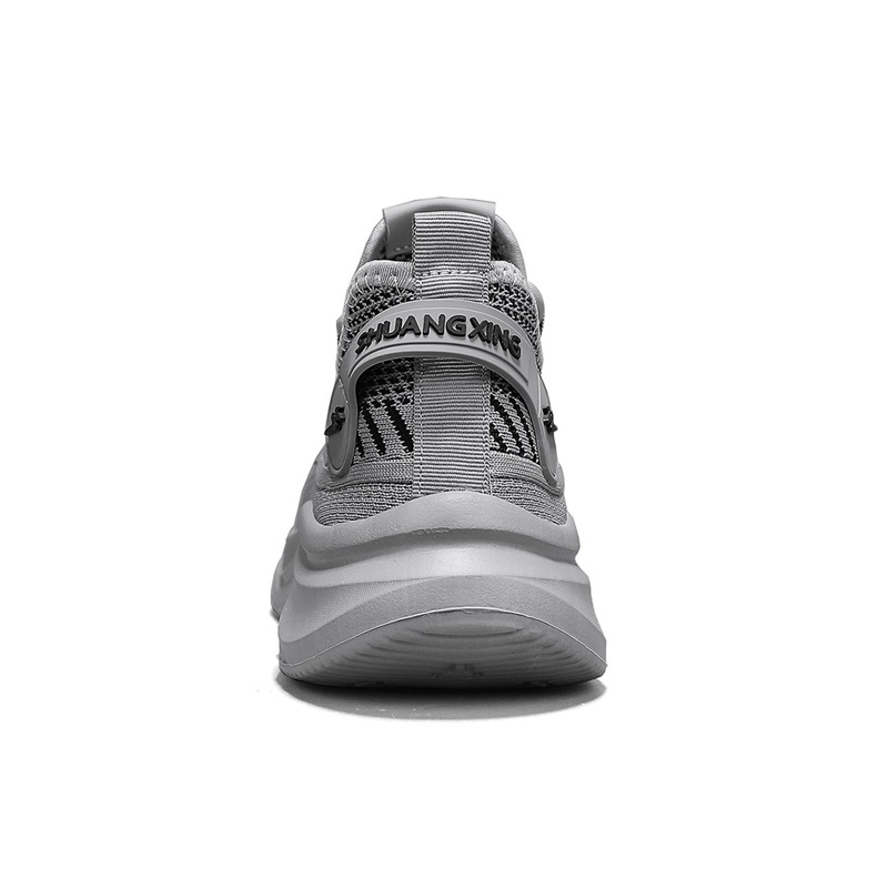 Binary Cushioning Rebound Lightweight Breathable Slip Resistant Low top Running Shoes Men’s Gray