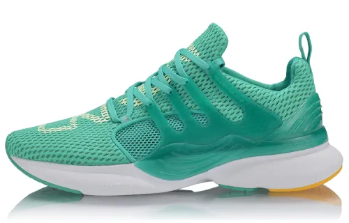 Li Ning Crazy Run X Casual Lightweight And Breathable Low top Running Shoes Unisex Peacock Green