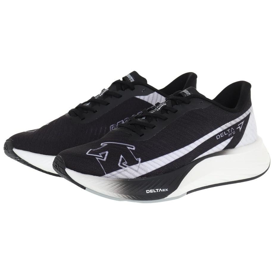 DESCENTE Lightweight Low top Running Shoes Unisex Black White