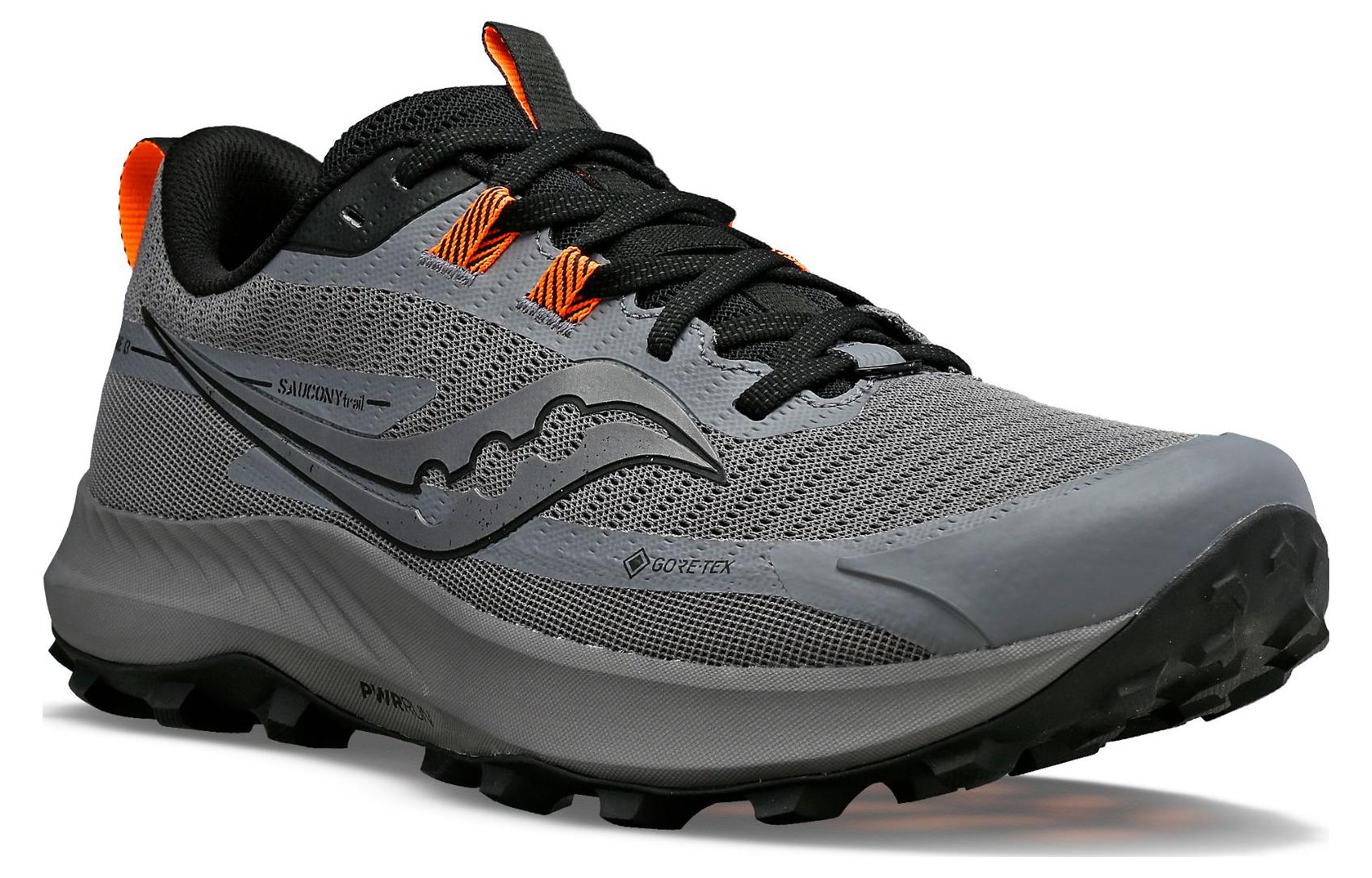 Saucony Peregrine 13 Falcon 13 Cushioning Slip Resistant Abrasion Resistant Low top Running Shoes Men’s Gray