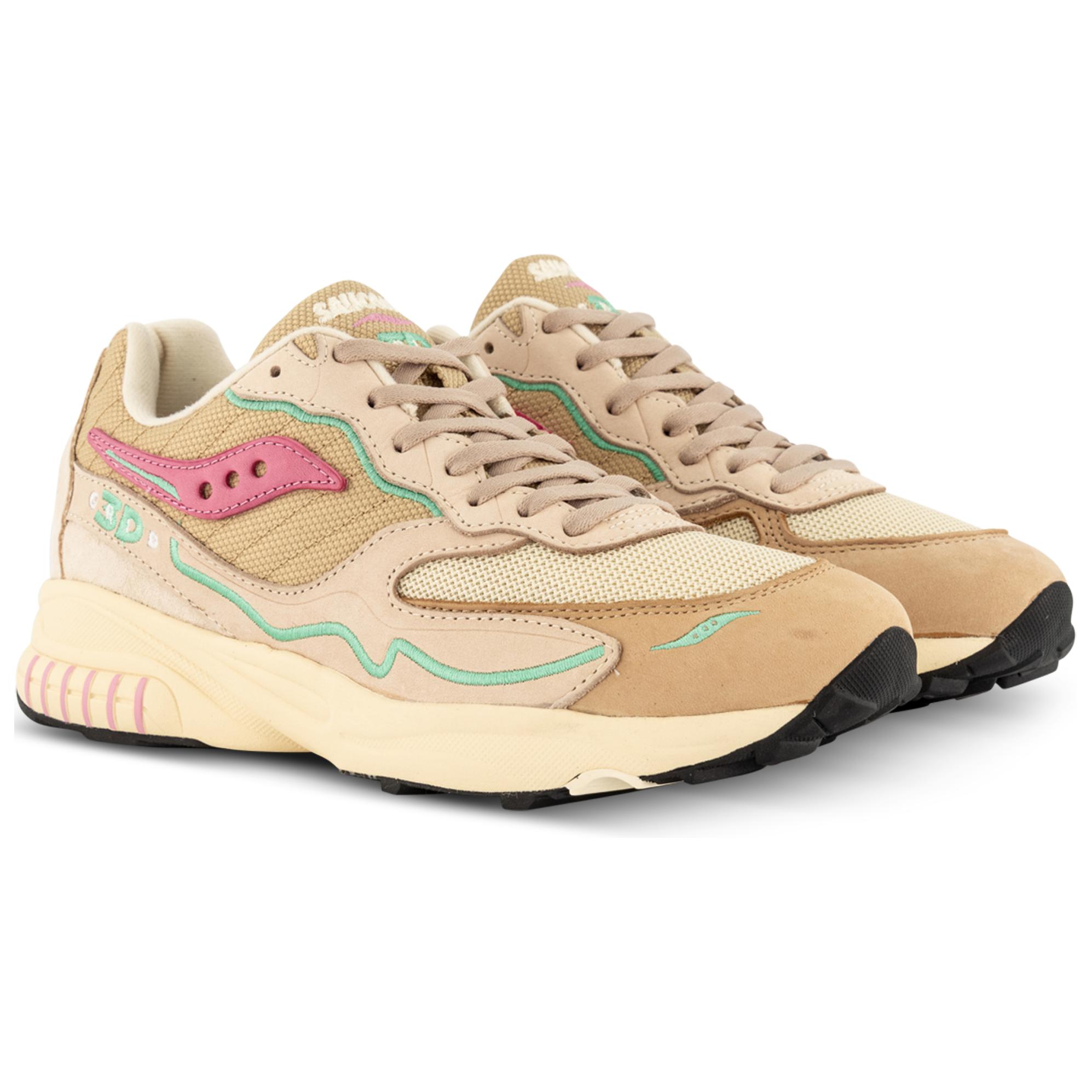 Saucony 3D Grid Hurricane Premium Cream Pink