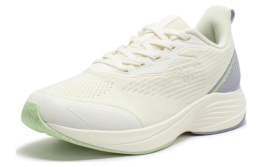 361° Abrasion Resistant Lightweight Slip Resistant Low top Running Shoes Women’s White Purple