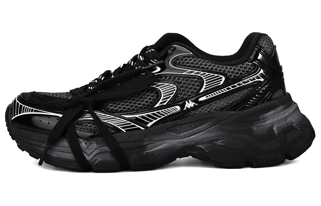 Kappa Mesh Low top Casual Running Shoes Unisex Black