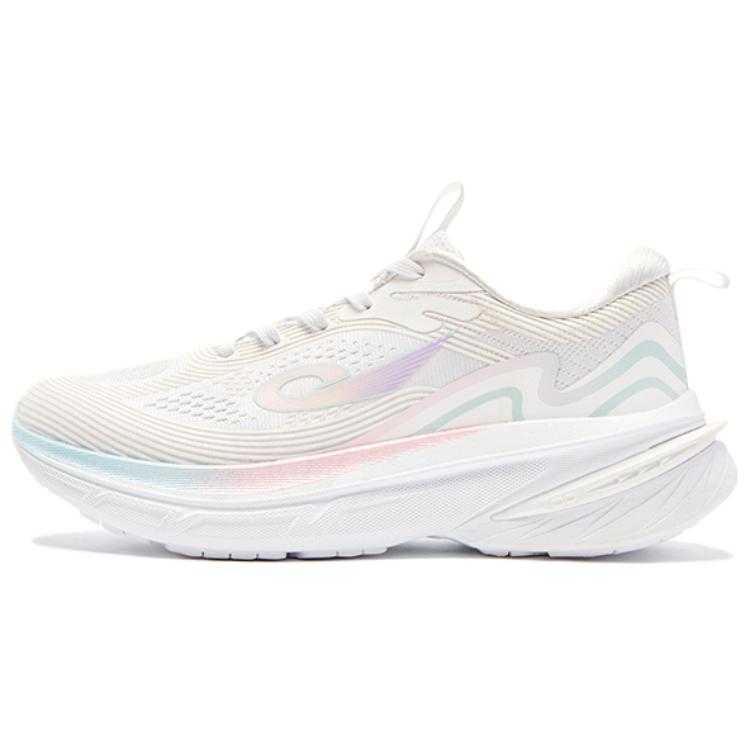 QIAODAN Slip Resistant And Breathable Low top Casual Running Shoes Women’s White