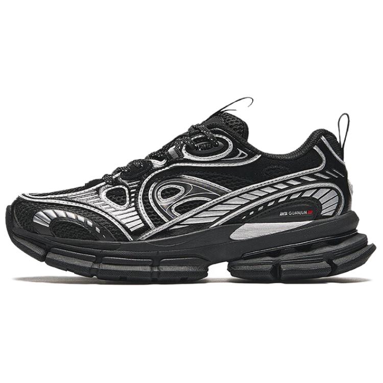 Anta Champion Series AG G01 Fashion Trend Slip Resistant Low top Casual Shoes Women’s Black Silver