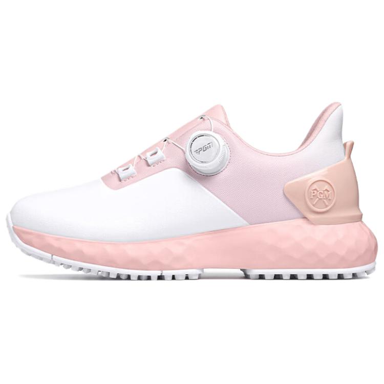 PGM Slip Resistant Abrasion Resistant Low top Golf Shoes Women’s White Pink