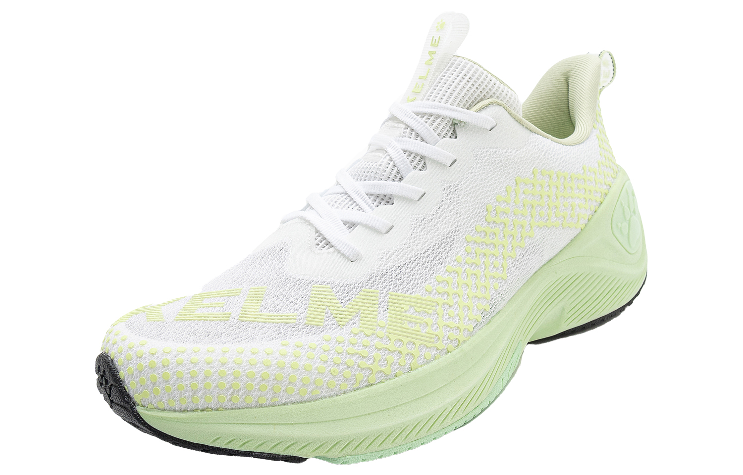 KELME Comfortable And Breathable Mesh Cushioning Lightweight Low top Casual Running Shoes Unisex Ginkgo Green