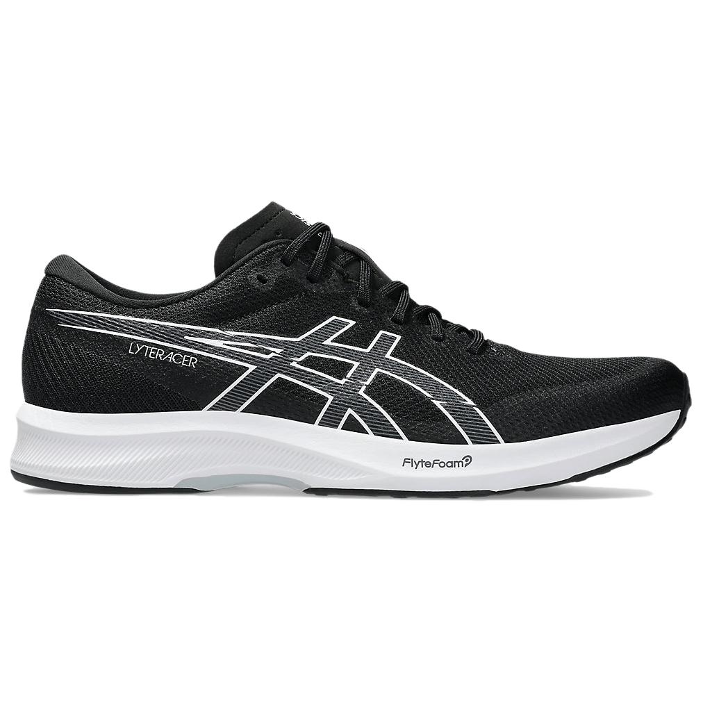 ASICS LYTERACER 6 Abrasion Resistant Abrasion Resistant Low top Training Running Shoes Men’s Black White