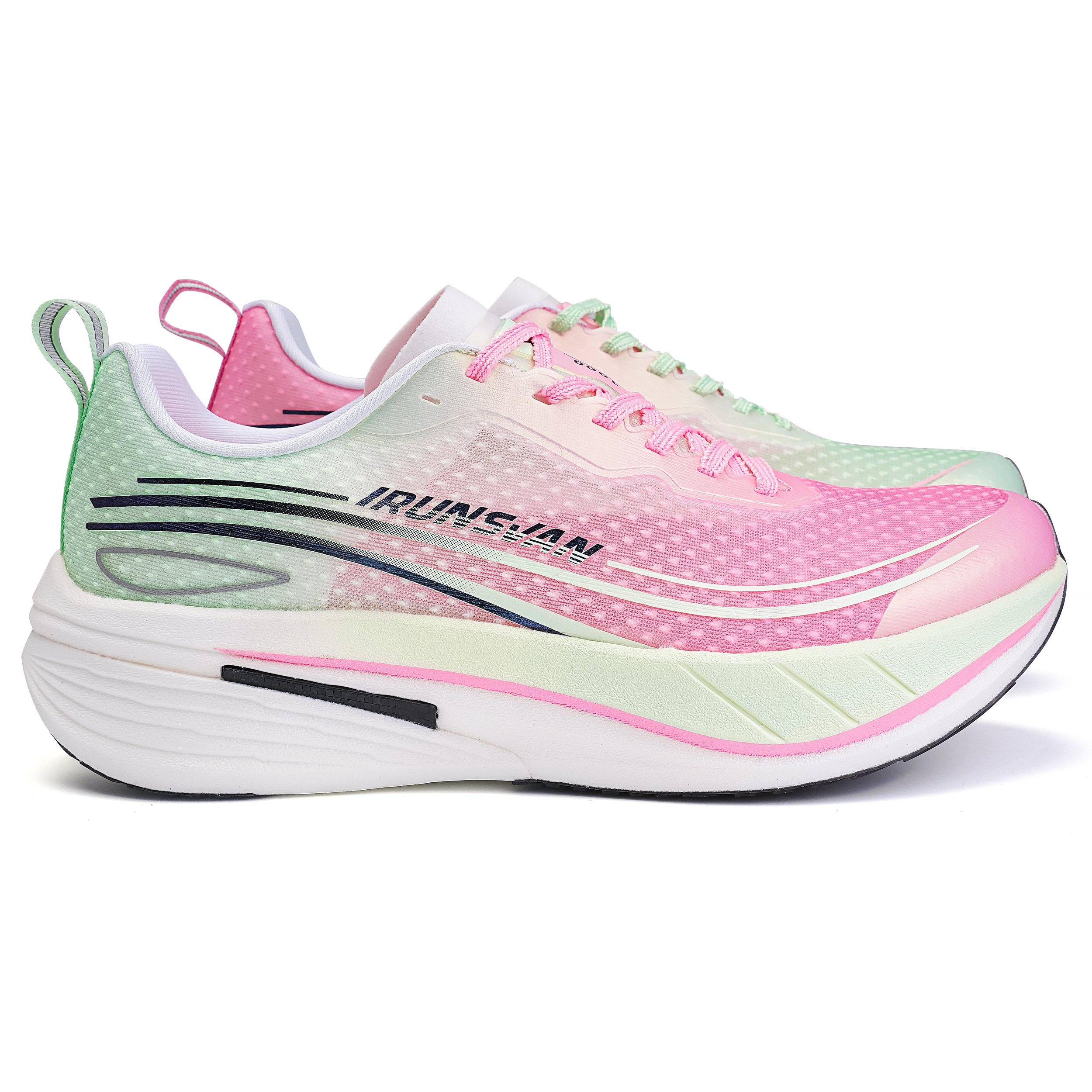 IRUNSVAN Running Shoes Unisex Mismatched Color Following The Flowers To The Sea