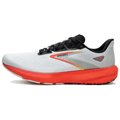 Brooks Launch 10 'White Fiery Coral'