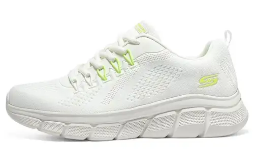 Skechers Bob's Mesh, Textile Low top Casual Shoes Men's White