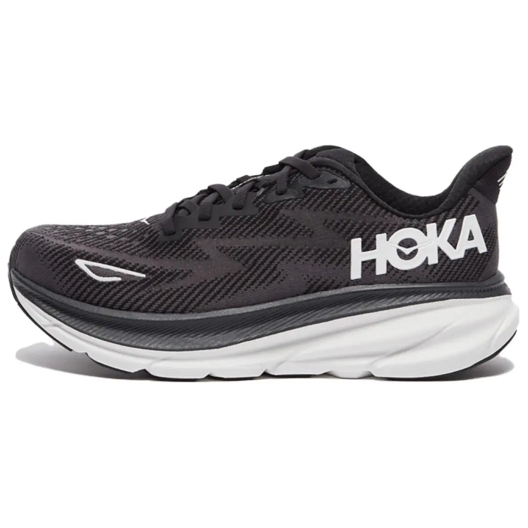 HOKA ONE ONE Clifton 9 Black White Women's