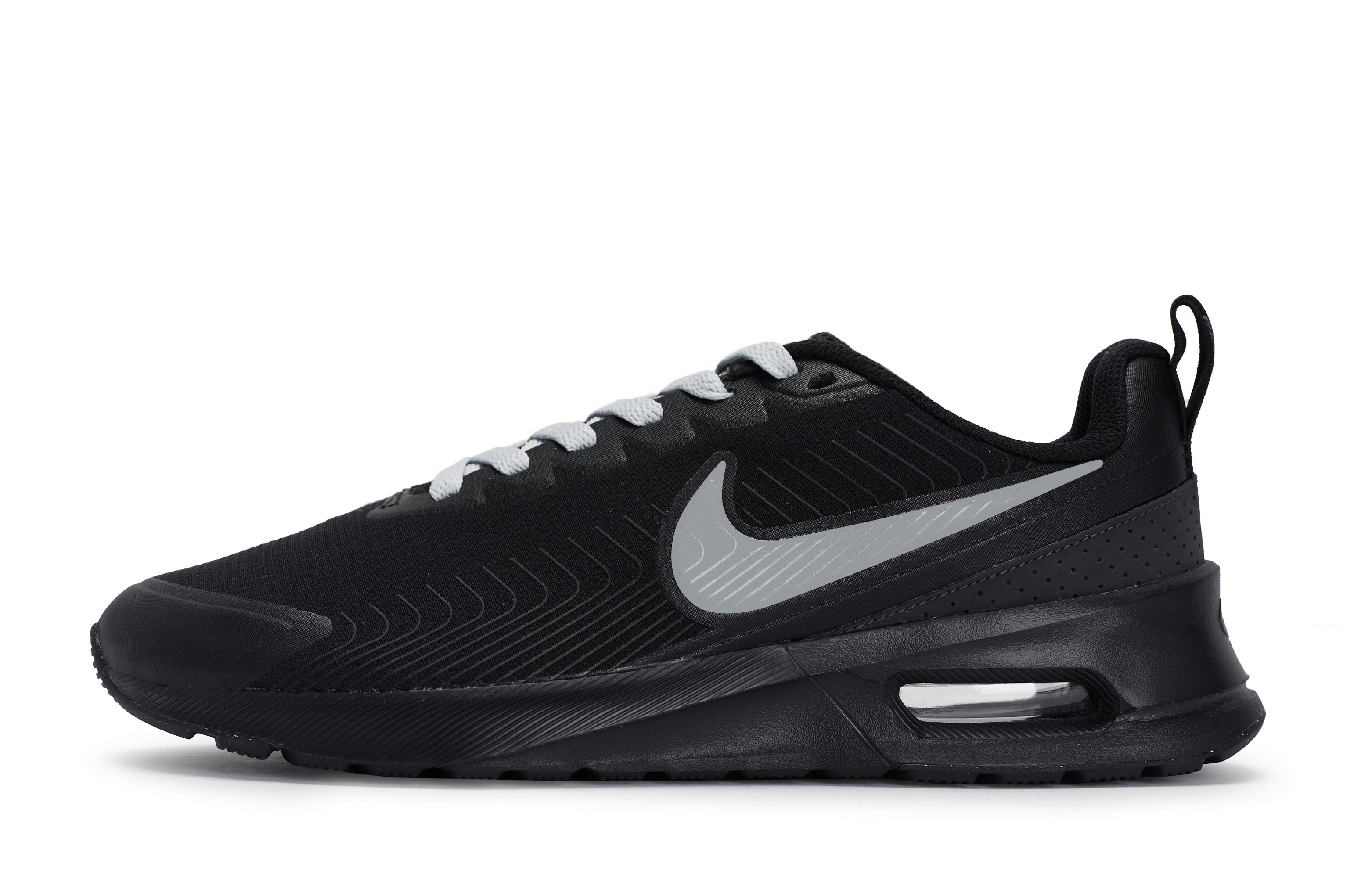 Nike Air Max 1 Slip Resistant Abrasion Resistant Low top Running Shoes Unisex Black Gray