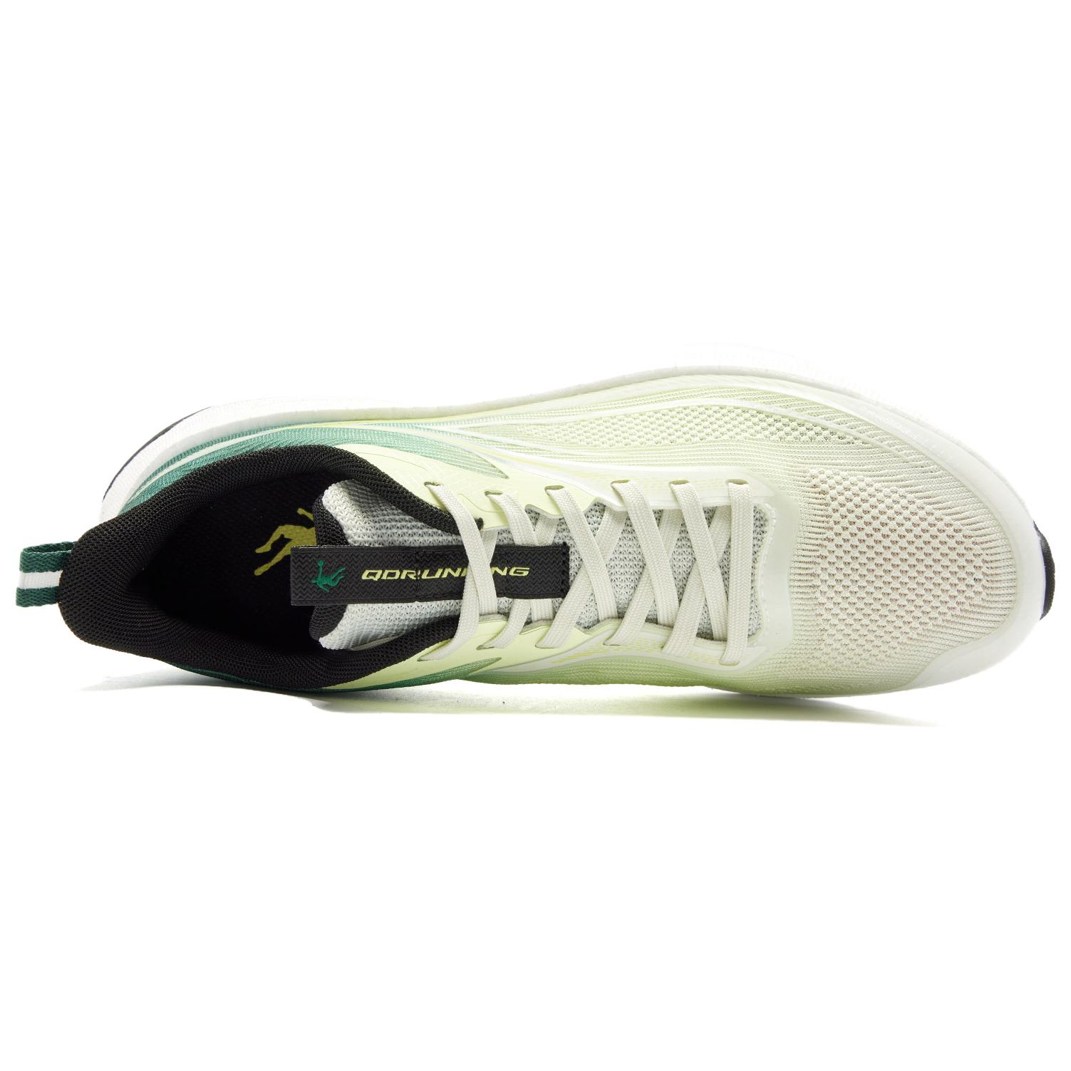 QIAODAN Running Shoes Men’s Low Top Aqua Moon Green, Verona Green