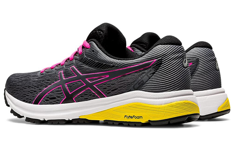 Женские кроссовки ASICS Gt-800 (серо-розовые) — фото 4