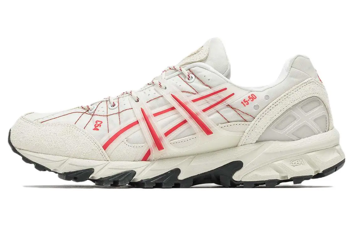 ASICS x AIRBAG Gel Sonoma 15 50 Textile, Leather Abrasion Resistant Low top Running Shoes Men's White Red