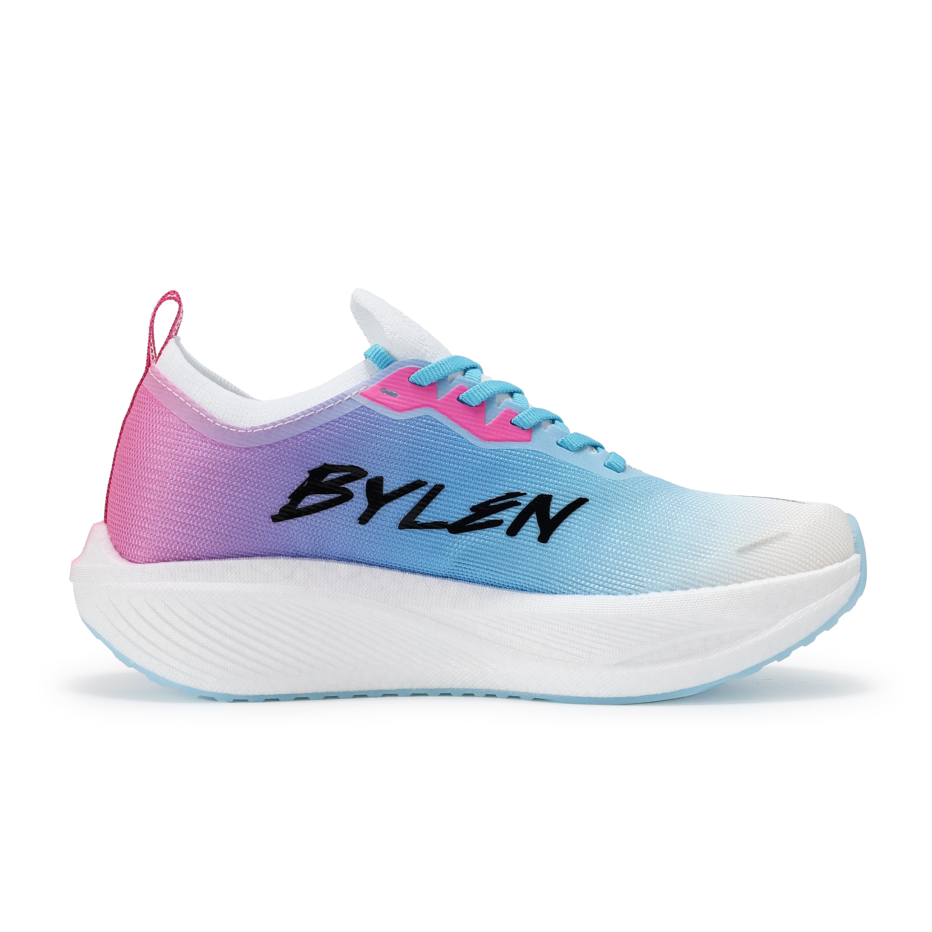 BYLEN Cushioning Abrasion Resistant Impact Resistant Low top Running Shoes Unisex Mismatched Color Cinnabar