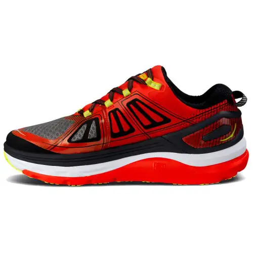 HOKA ONE ONE Cushioning Slip Resistant Low top Running Shoes Men's Black Red