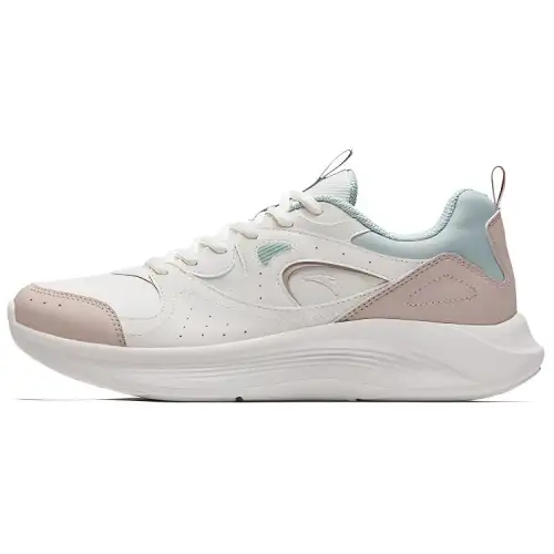 Anta Textile, Synthetic Leather Abrasion Resistant Cushioning Coverage Low top Casual Running Shoes Women's