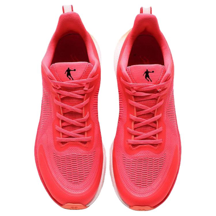 QIAODAN Flying Shadow 3.0 Slip Resistant Abrasion Resistant Low top Casual Running Shoes Men’s Neon Pink