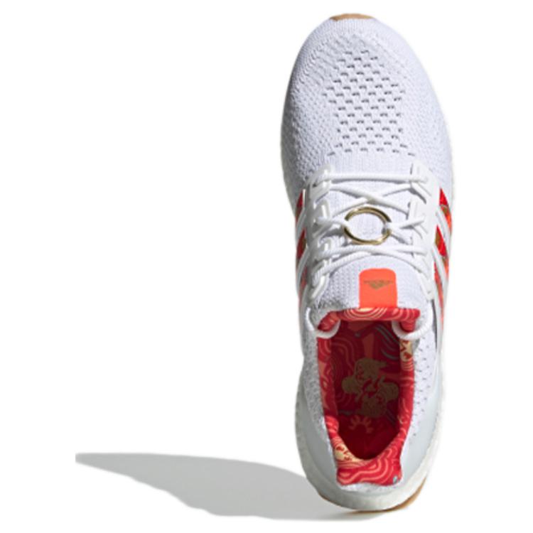 Кроссовки adidas ULT (белые с красным и золотым) — Белый / красный / золотой — фото 5