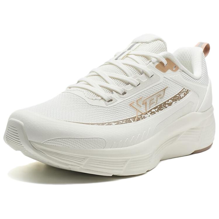 XTEP Breathable Coverage Low top Casual Running Shoes Women’s Gray White Brown