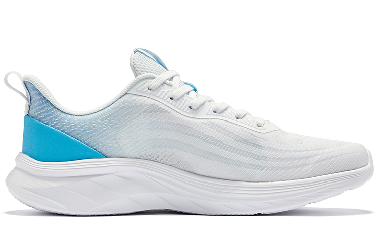Erke Cushioning Breathable Cushioning Breathable Low top Running Shoes Men’s Erke White Pool Blue
