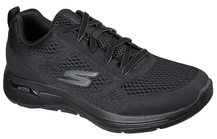 Skechers Go Walk Arch Fit Running Shoes Men’s Low Top Black