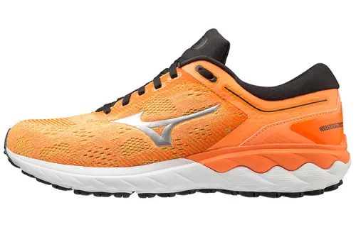 Mizuno Wave Skyrise 1 Cushioning Slip Resistant Low top Running Shoes Men's Orange