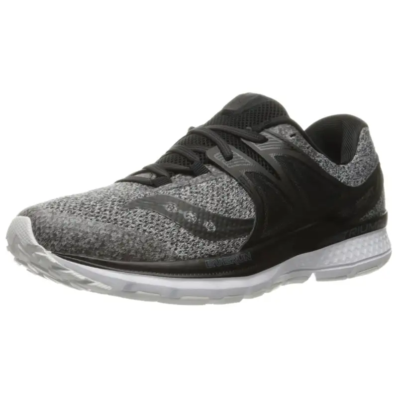 Saucony Triumph ISO 3 Abrasion Resistant Slip Resistant Low top Running Shoes Men's Gray Black