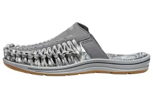 Keen UNEEK II SLIDE Closed Toe Slippers Men's Gray