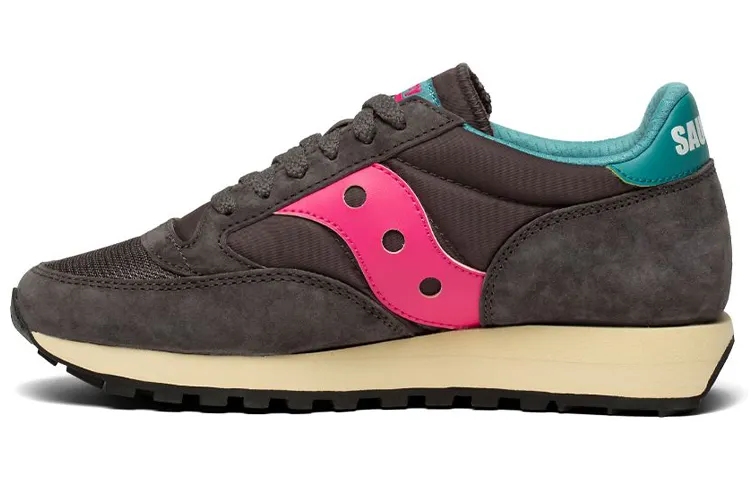 saucony Jazz 81 Dark Grey Pink Women's