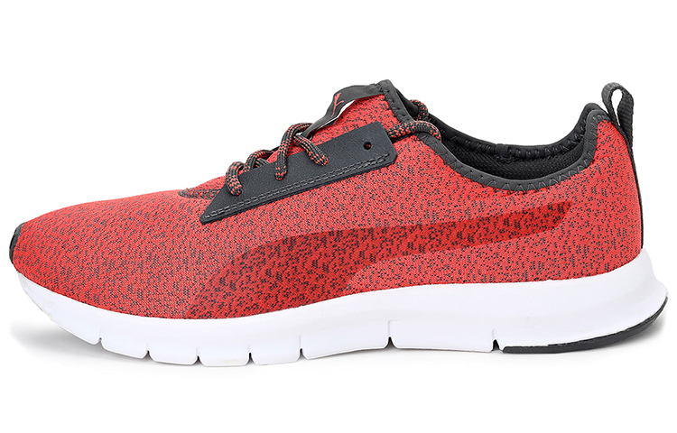 PUMA Flexracer Hm Nu Dp SoftFoam Fabric Non-Slip Lightweight Breathable Low Top Running Shoes Women's Shadow Coral Red