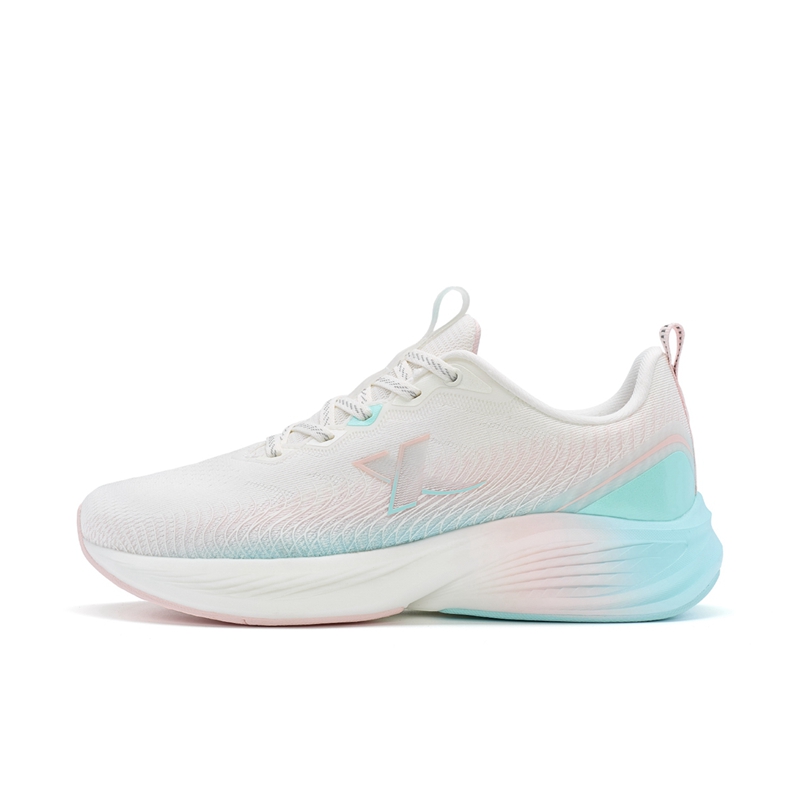 XTEP Slip Resistant Abrasion Resistant Low top Running Shoes Women’s Blue White