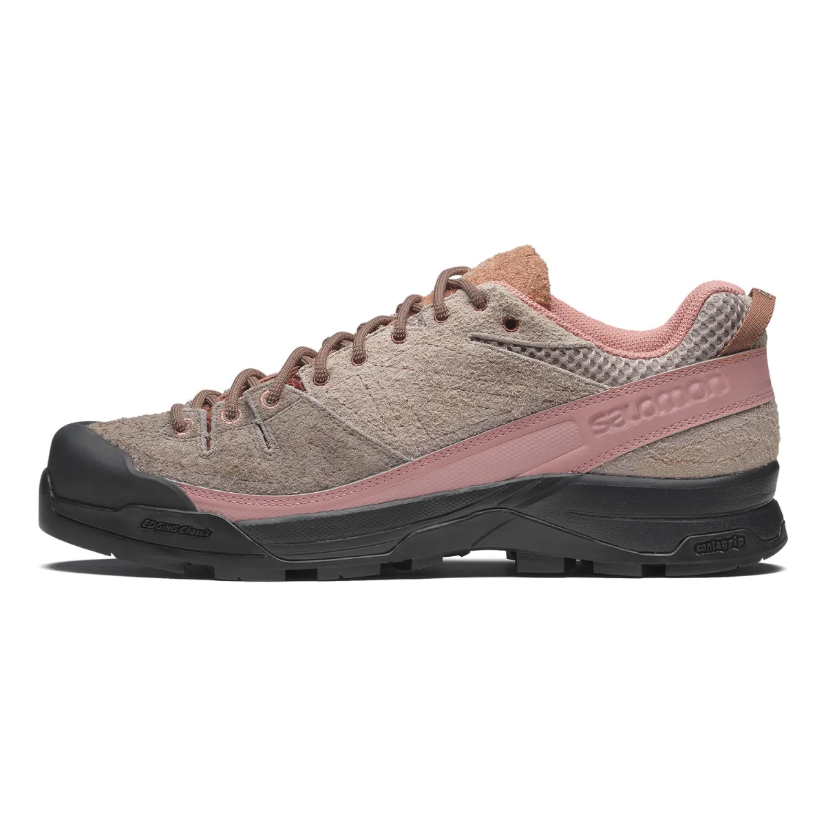SALOMON X ALP Low top Running Shoes Unisex Light Brown