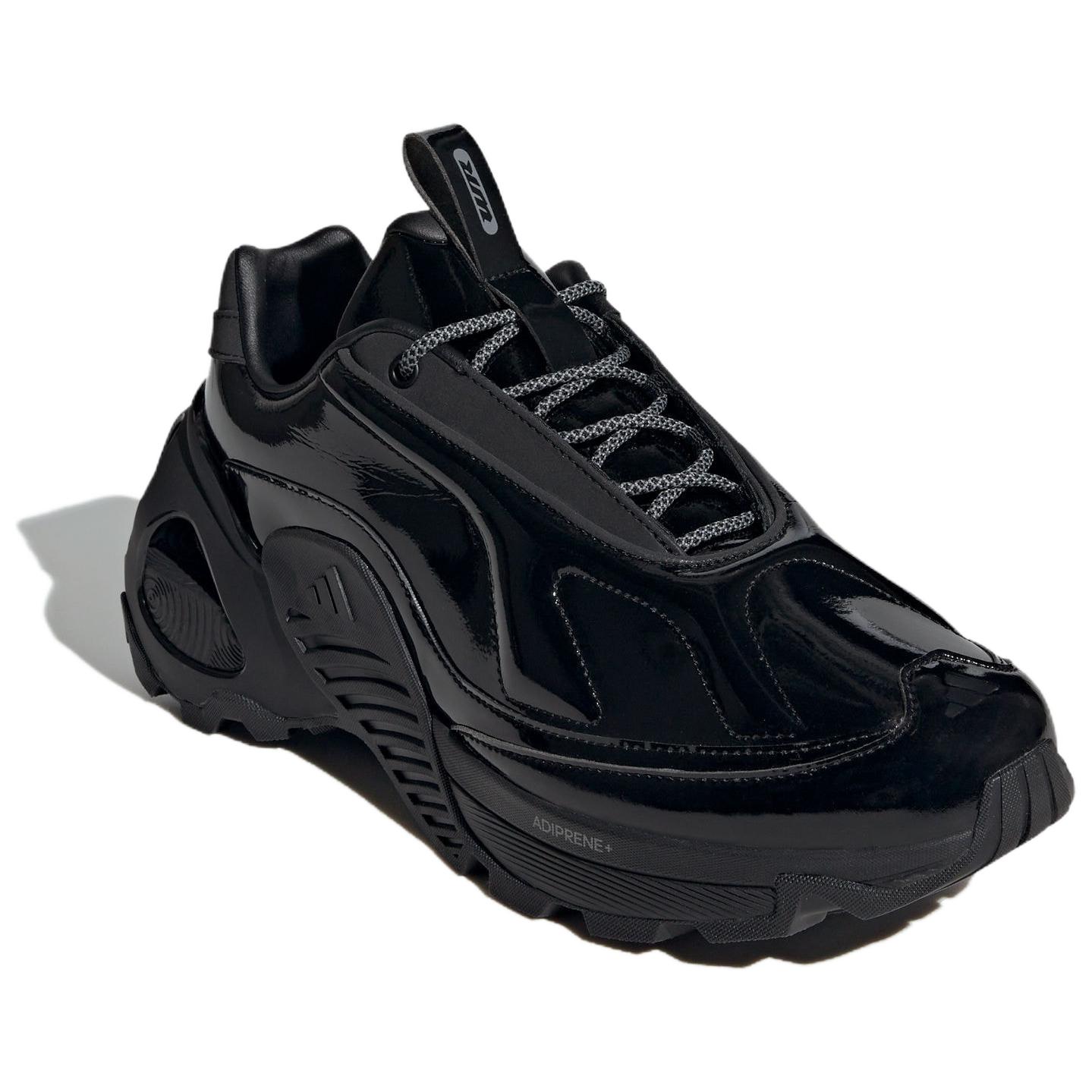 Adidas Wonder Runner Cushioning Slip Resistant Low top Running Shoes Unisex Black