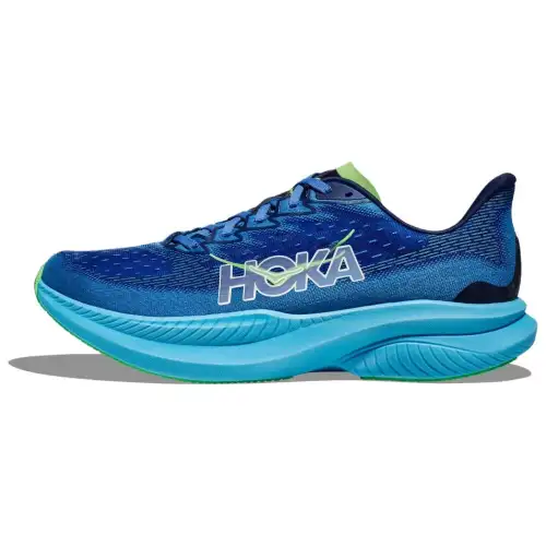 HOKA ONE ONE MACH 6 lightweight, comfortable, non-slip, wear-resistant, low-top casual running shoes, men's blue