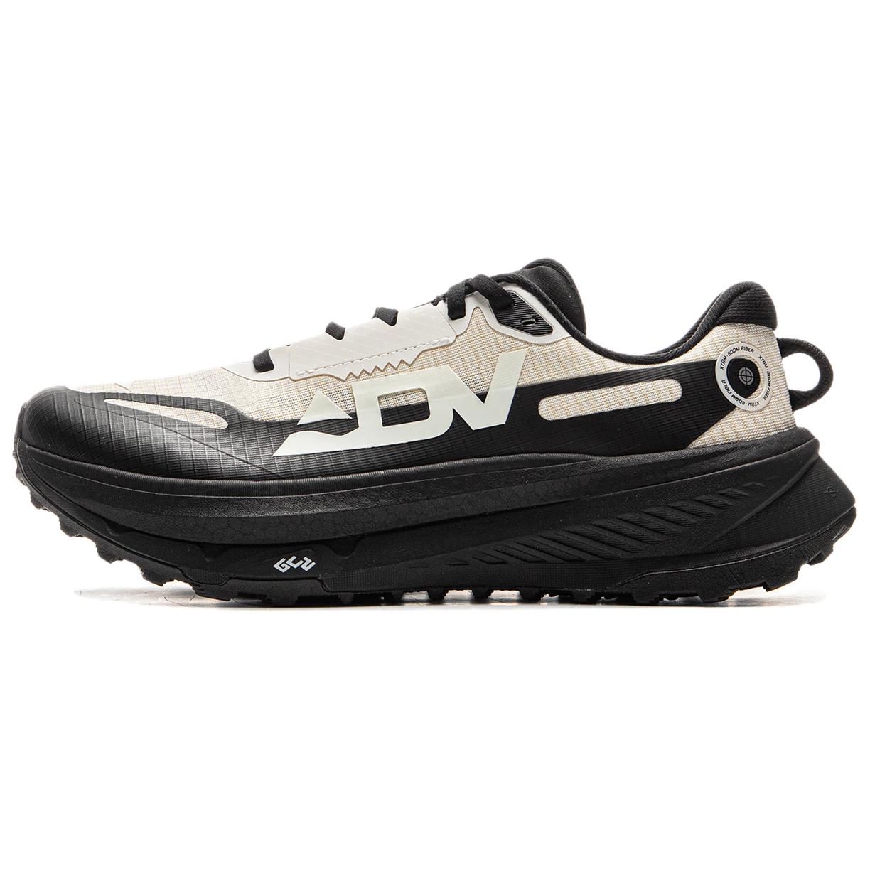 Li Ning De Lu Textile, TPU Low top Trail Running Shoes Men’s White Black