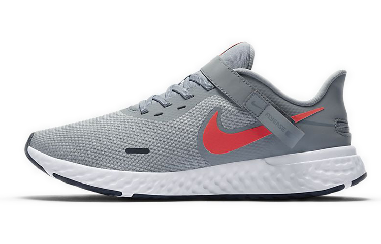 Nike REVOLUTION 5 воздухопроницаемый демпфирование нескользящие Спортивная обувь с низким уровнем мужской стиль Пепел красный