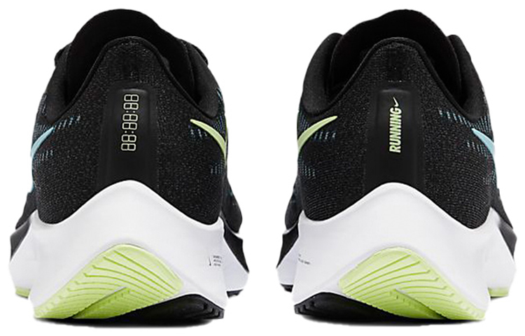 Женские кроссовки Nike Pegasus 37 (черно-желто-синяя) — фото 5