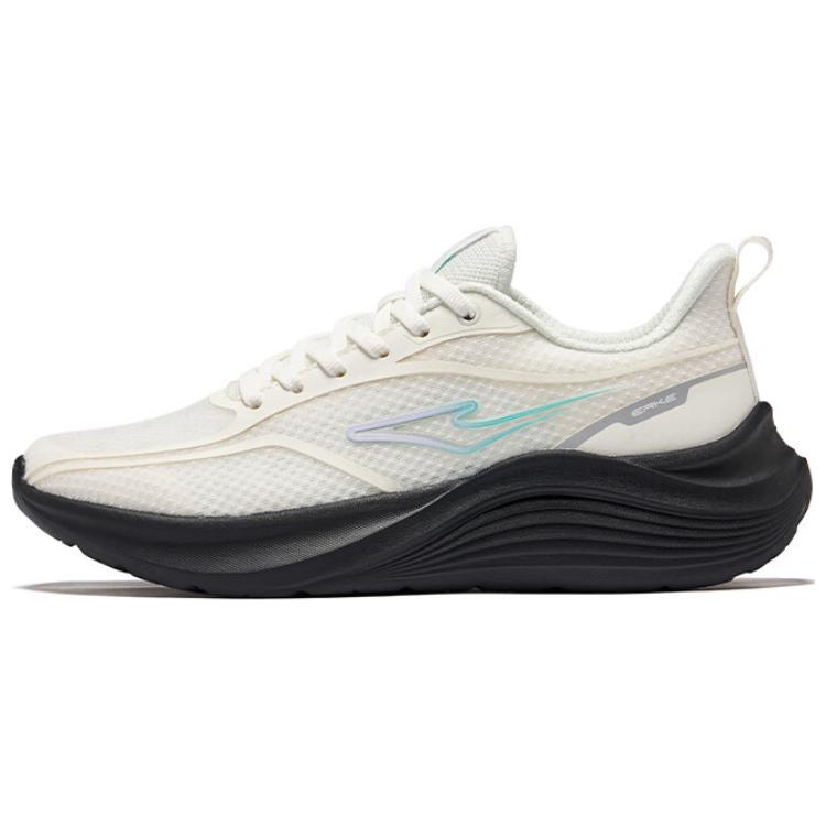 Erke Meteor Cushioning Breathable Slip Resistant Low top Casual Running Shoes Women’s Microcrystal White
