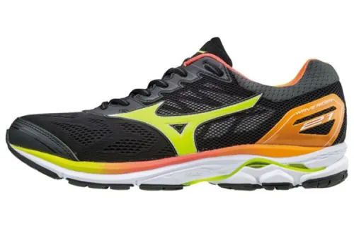 Mizuno Wave Rider 21 'Black Yellow' Women's