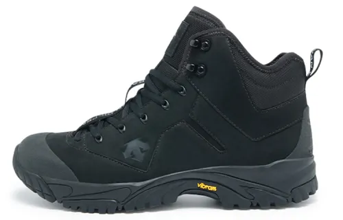 DESCENTE Ski Style Abrasion Resistant Short Outdoor Boots Women's Black