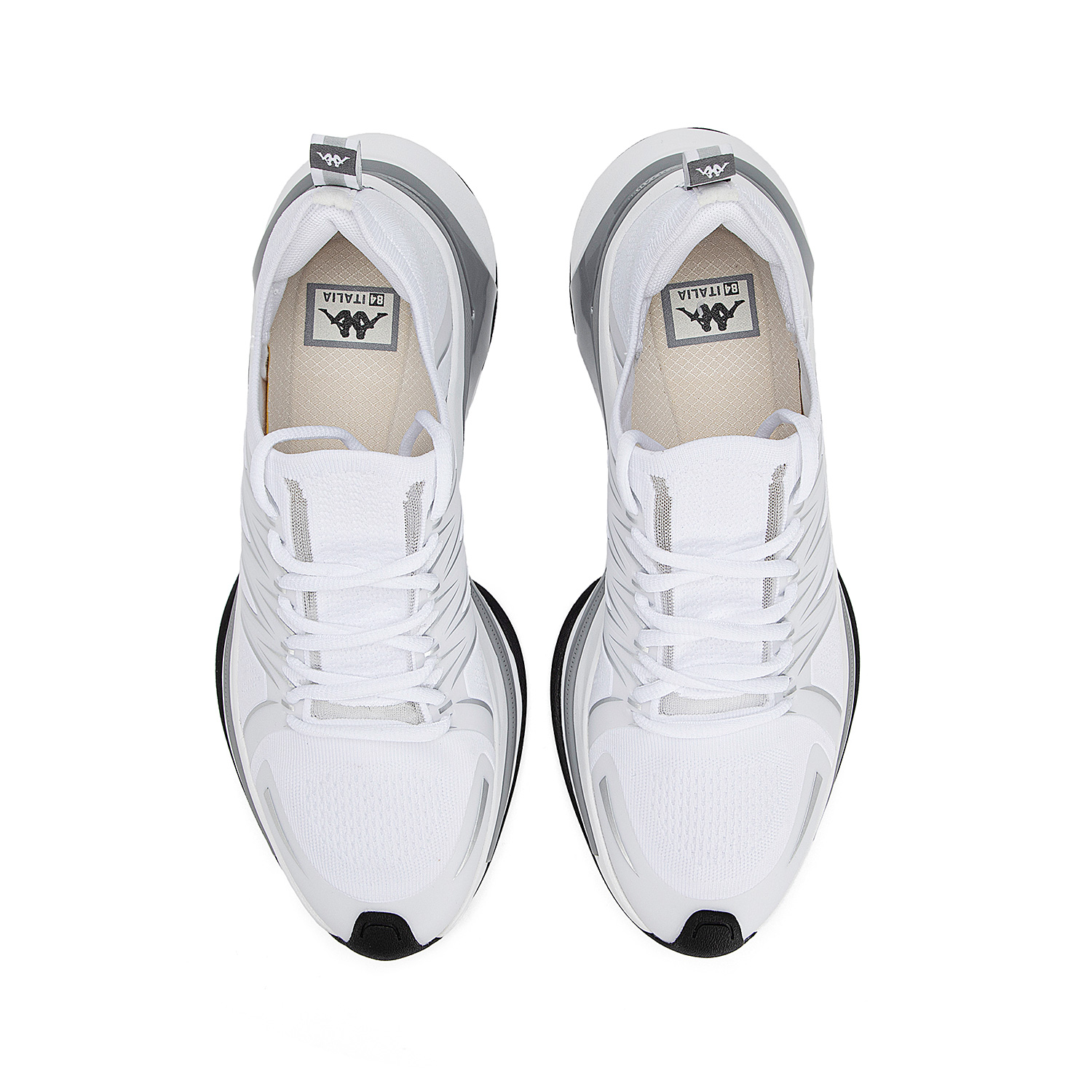Kappa Abrasion Resistant Slip Resistant Lightweight Running Shoes Unisex White