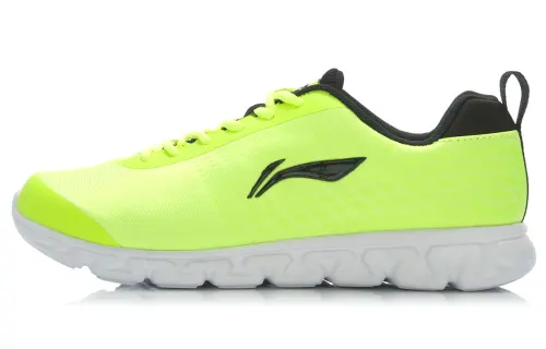 Li Ning Arc Synthetic Leather, Textile Cushioning Slip Resistant Abrasion Resistant Breathable Low top Running Shoes