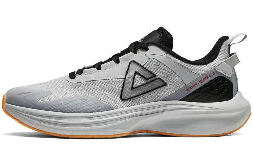 PEAK Abrasion Resistant Low top Running Shoes Men's White Gray