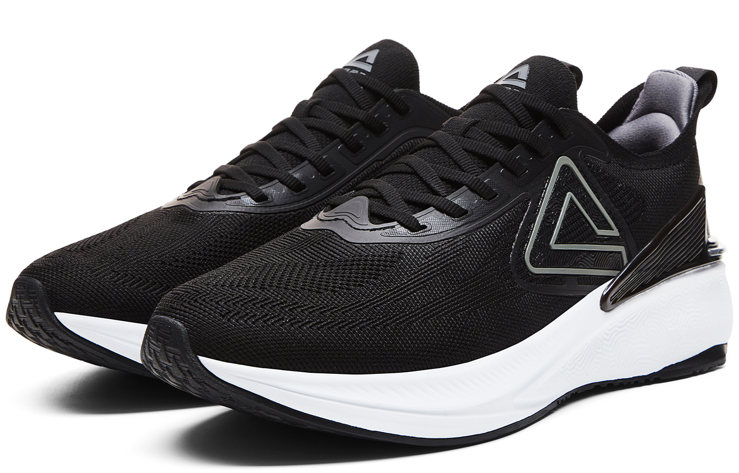 PEAK Taichi 6.0 Versatile Fabric Cushioning Breathable Low top Training Running Shoes Men’s Black Baymax