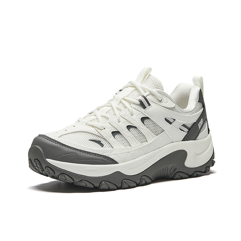 Anta Cushioning Breathable Low top Casual Running Shoes Women’s Ivory White Volcanic Ash