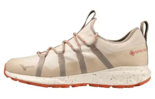 Mizuno Comfortable Slip Resistant Abrasion Resistant Low top Running Shoes Men's Beige Orange